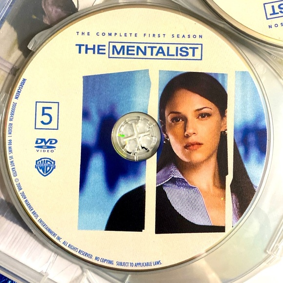 THE MENTALIST SIMON BAKER - COMPLETE FIRST SEASON - 6 DVD SET - Picture 8 of 9